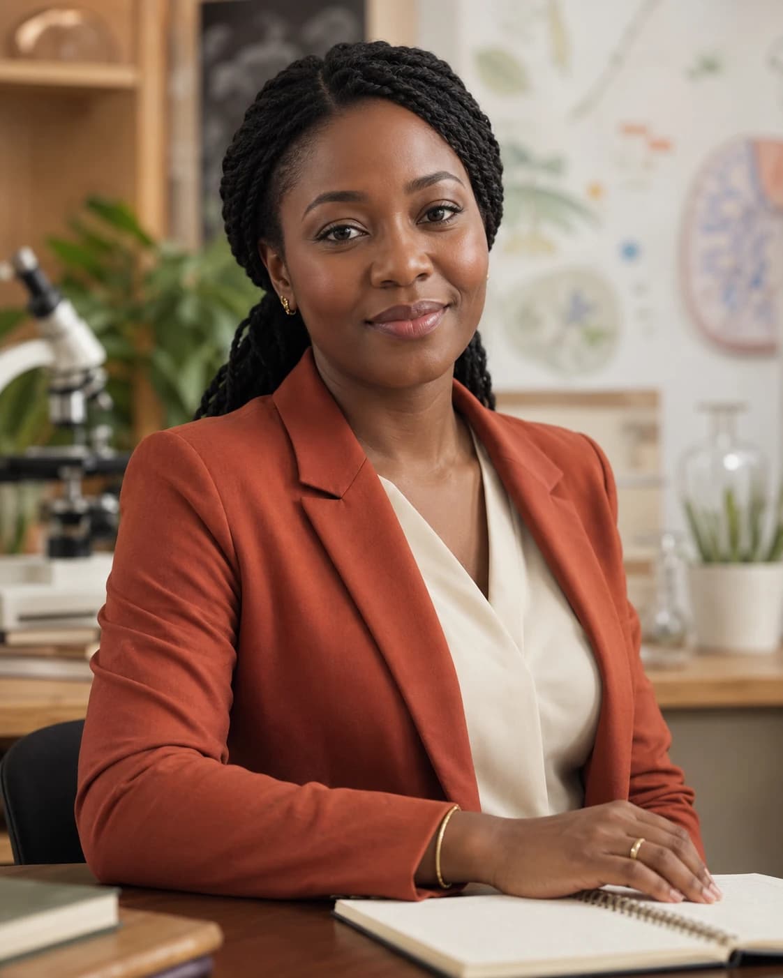 Portrait de Mme Aminata Touré, vulgarisatrice scientifique de L’Incidence.