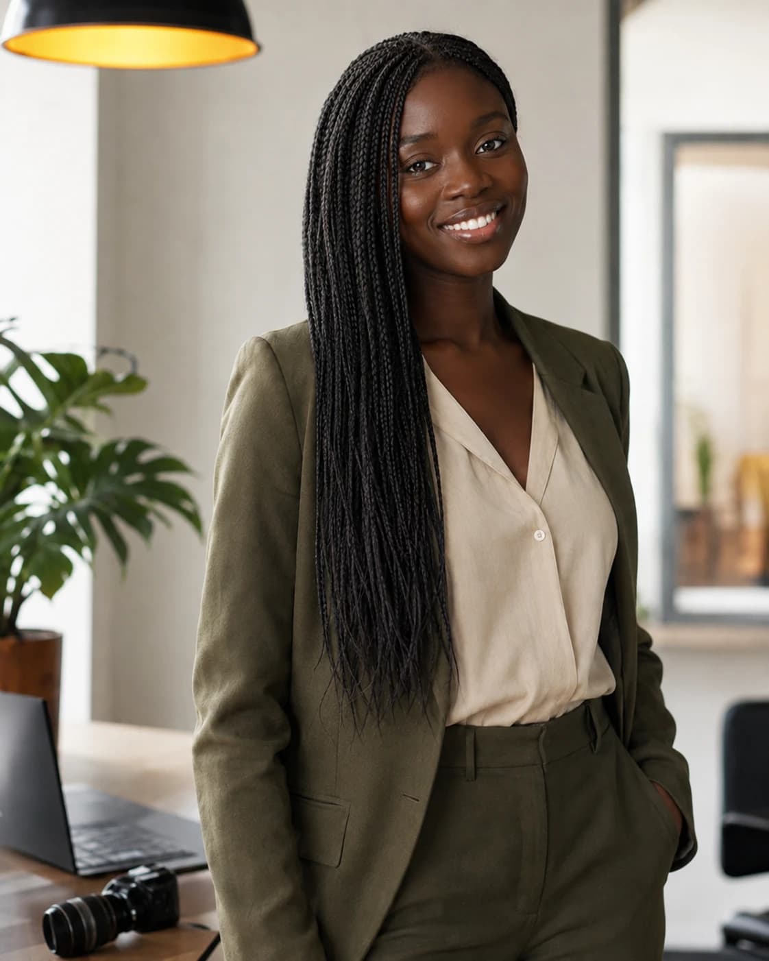 Portrait de Mme Awa Sarr, responsable des réseaux sociaux et de la diffusion de L’Incidence.
