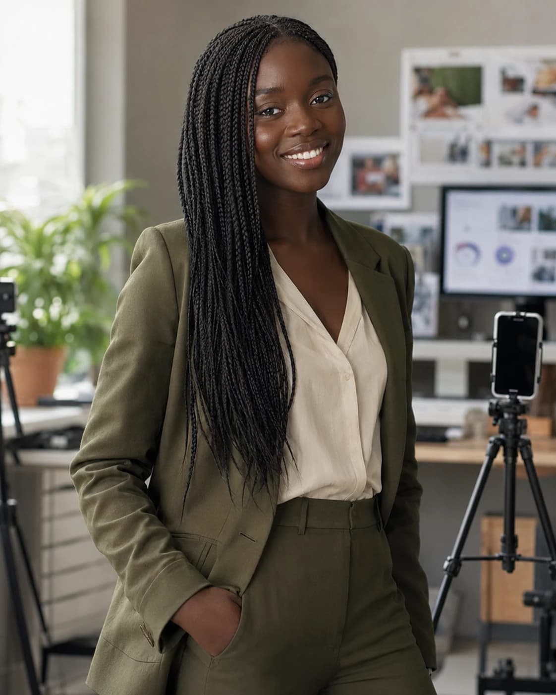 Portrait de Mme Awa Sarr, responsable des réseaux sociaux et de la diffusion de L’Incidence.