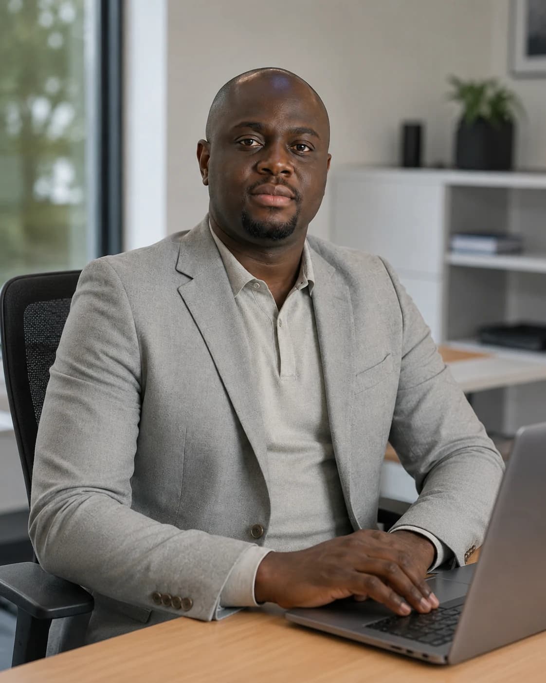 Portrait de M. Emmanuel Mensah, responsable de la publication et des paquets techniques de L’Incidence.