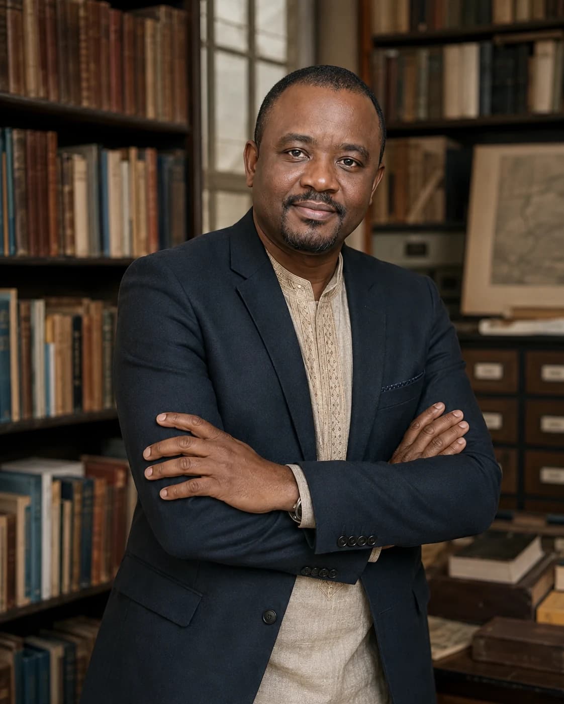 Portrait de Koffi Amani, journaliste scientifique spécialisé en histoire des sciences à L’Incidence.