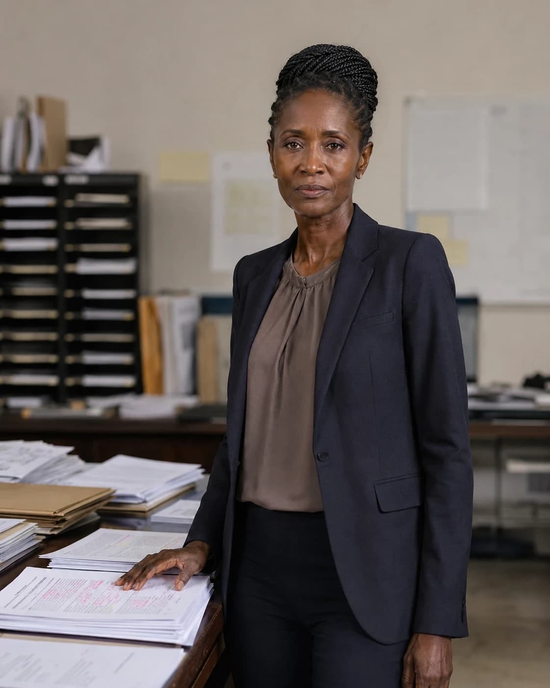 Portrait de Mme Rokhaya Fall, responsable du suivi, des corrections et des rétractations de L’Incidence.
